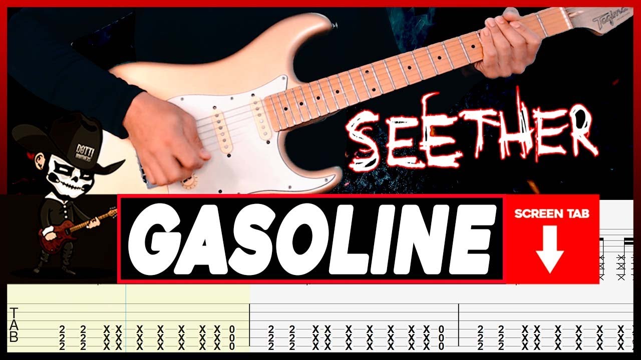 【SEETHER】[ Gasoline ] cover by Masuka | GUITAR LESSON