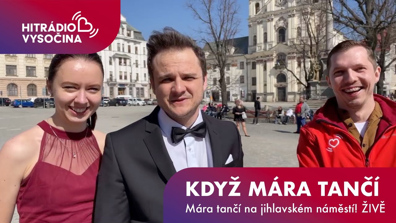Mára tančí na jihlavském náměstí! ŽIVĚ 🤩