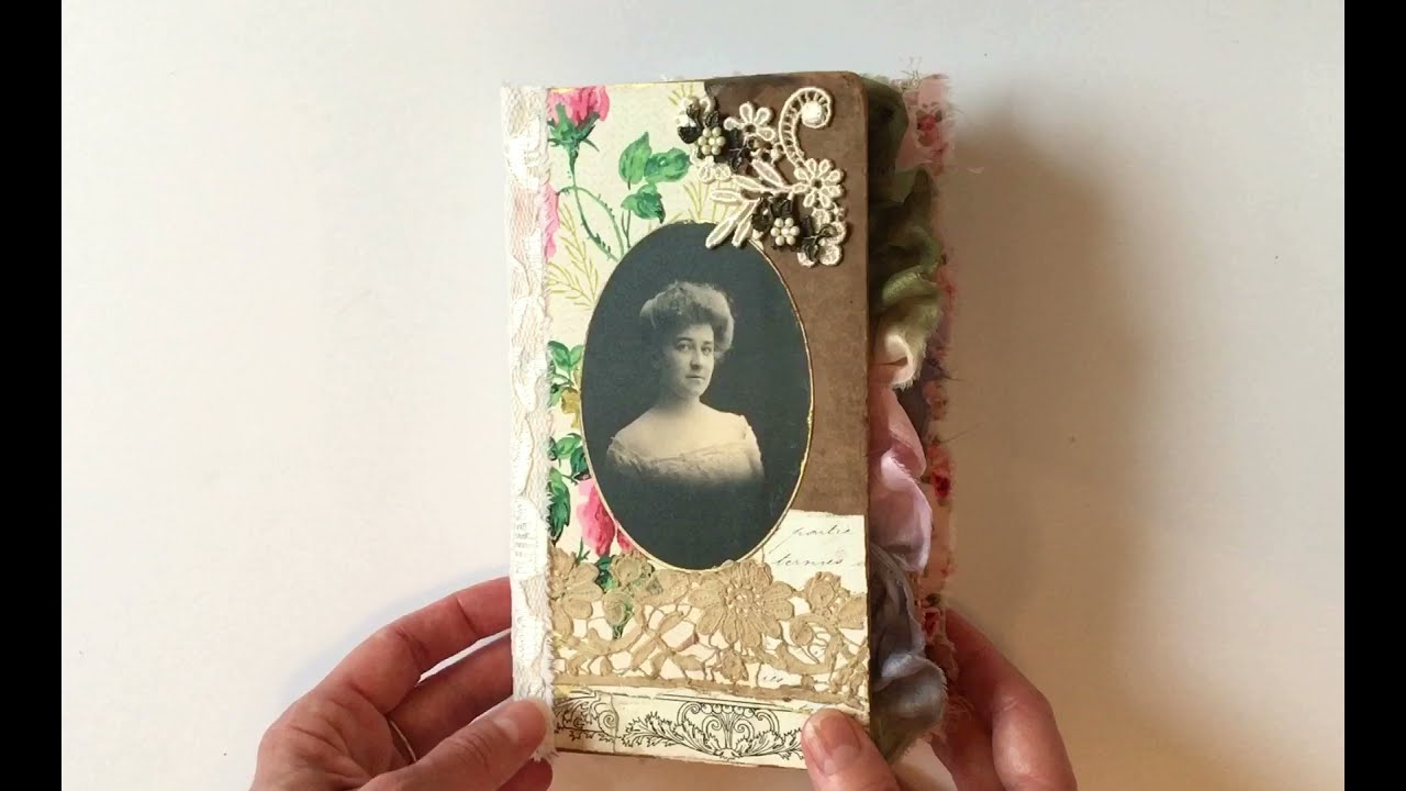 Romantic Victorian Style Junk Journal Flip Through