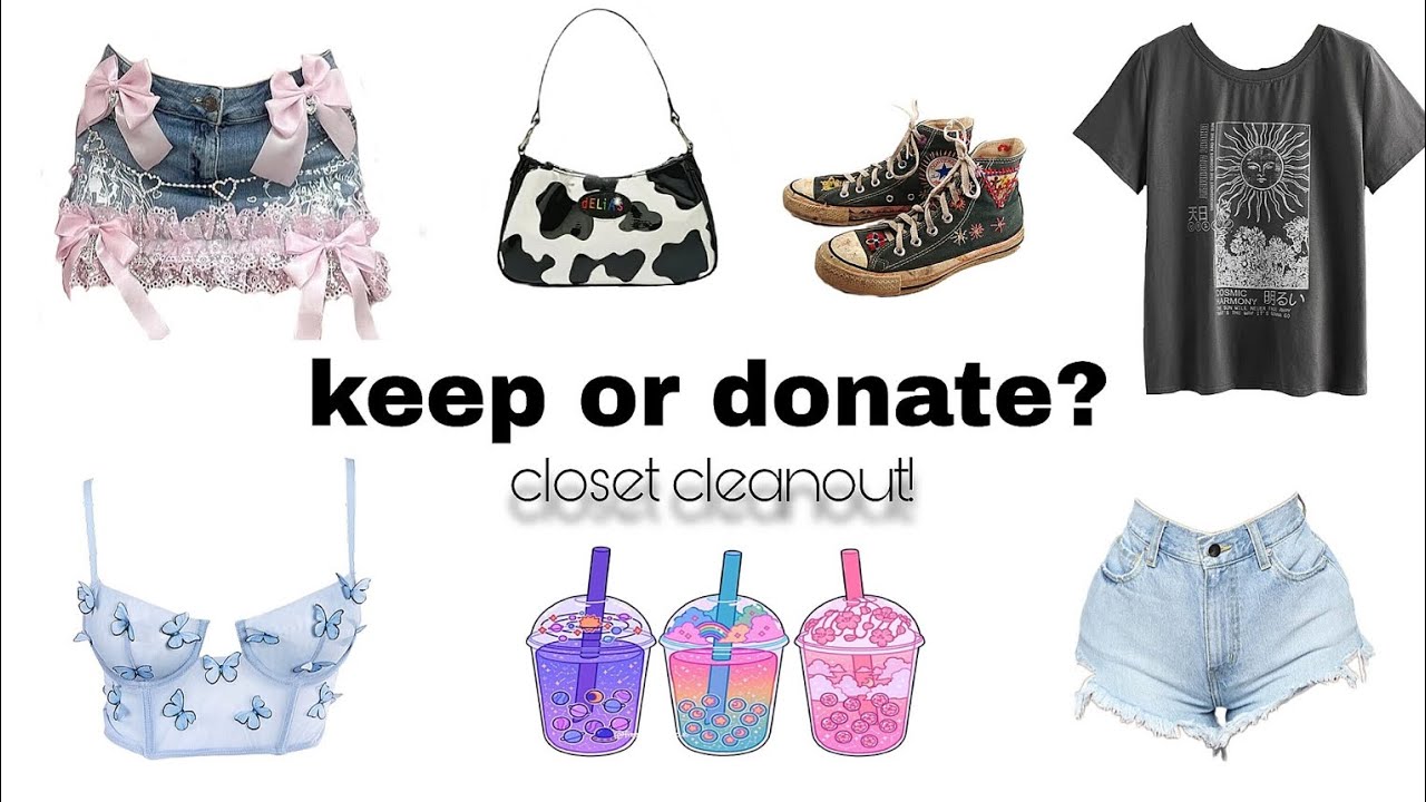 KEEP or DONATE ? | open a MYSTERY box of clothes! ✨