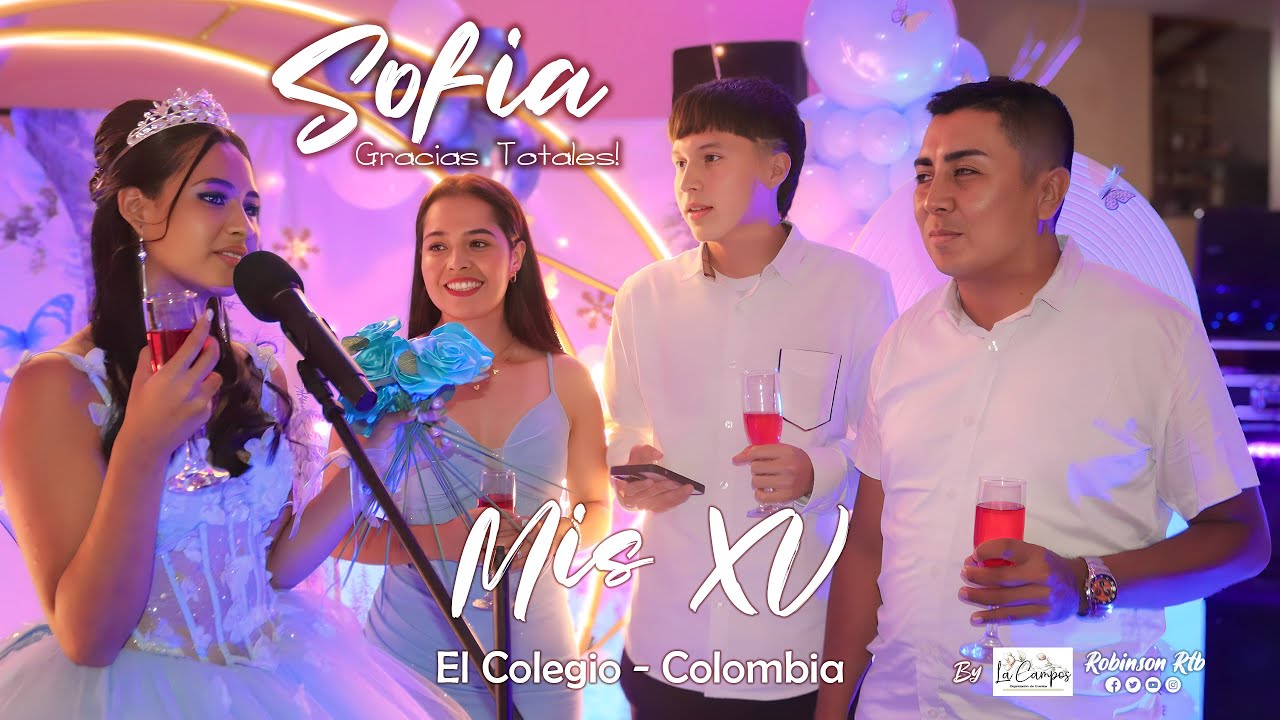 ❄️Una noche mágica, una sonrisa que lo dijo todo❄️✨ XV Sofia #robinsonrtb  #lacampos #mesitas #viral