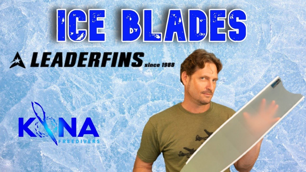 Ice Freediving Fins - Leaderfins Ice Blades | Kona Freedivers