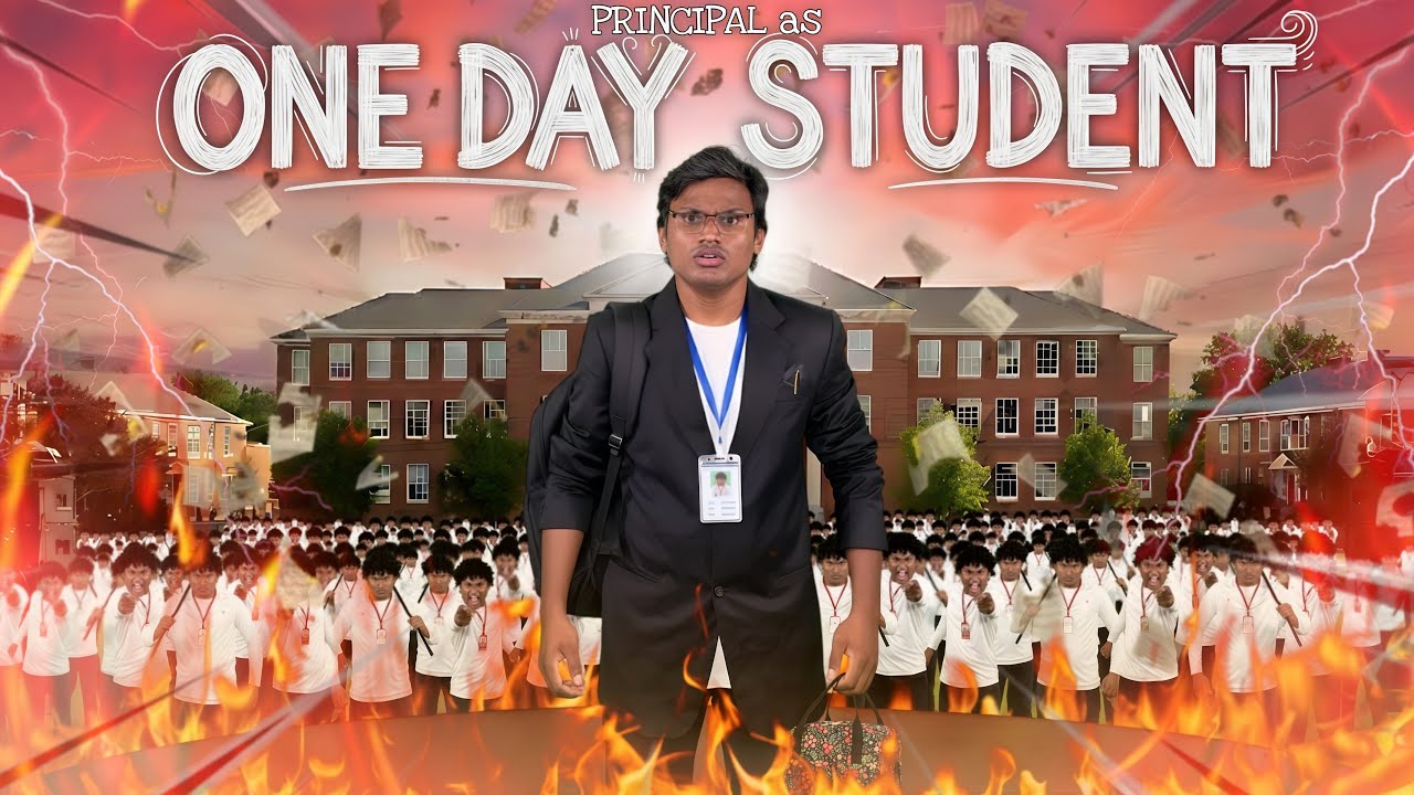 Principal as One Day Student comedy video.