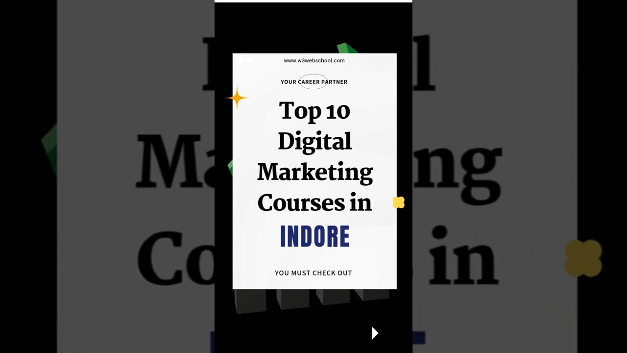 Top 10 Digital Marketing Courses in Indore | Digital Marketing Course #shorts #digitalmarketing