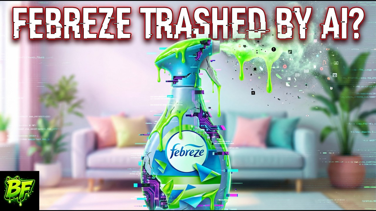 Febreze commercial but it's ruined by AI
