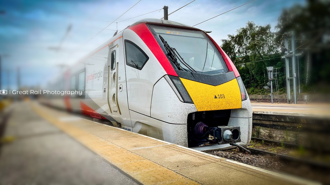 S6 | Greater Anglia | Diss - Manningtree on a Staddler Class 745