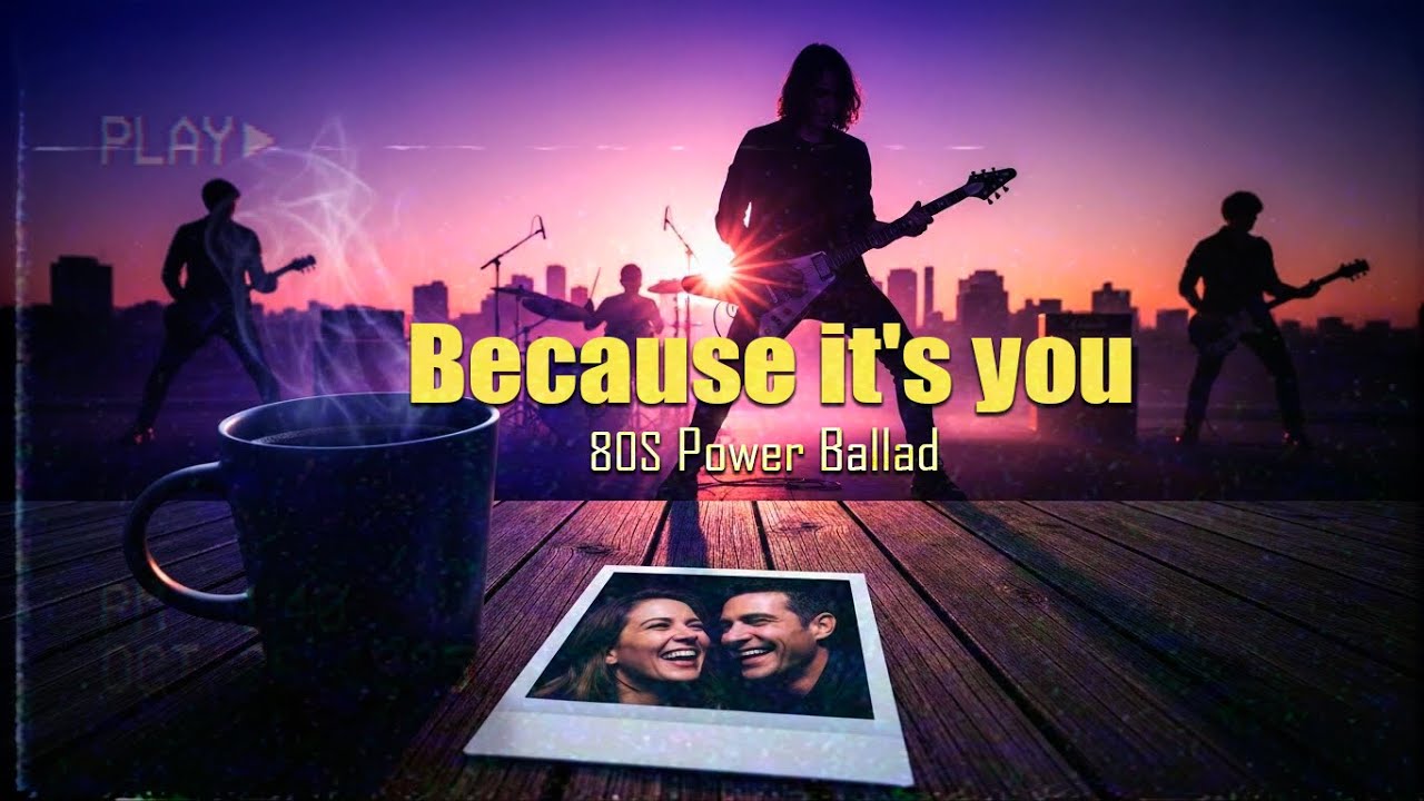 Because It's You – 80s Romantic Ballad | Soft Guitar Love Song