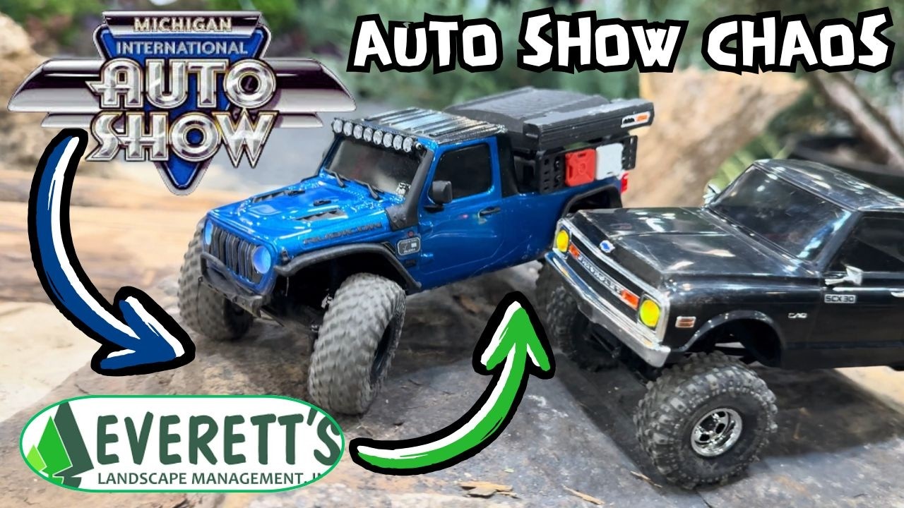 We Should NOT Have Brought These RC Crawlers to the Michigan International Auto Show…