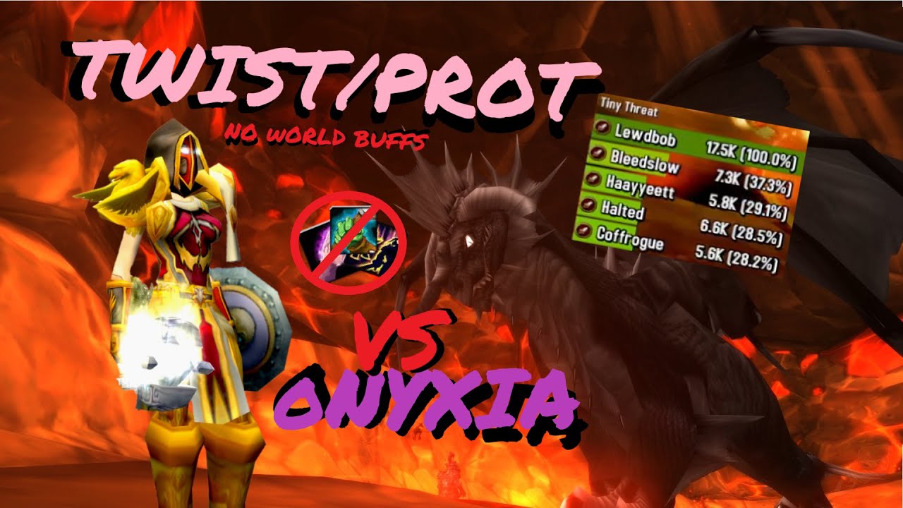 Minimal Consumes - Onyxia Paladin Tanking