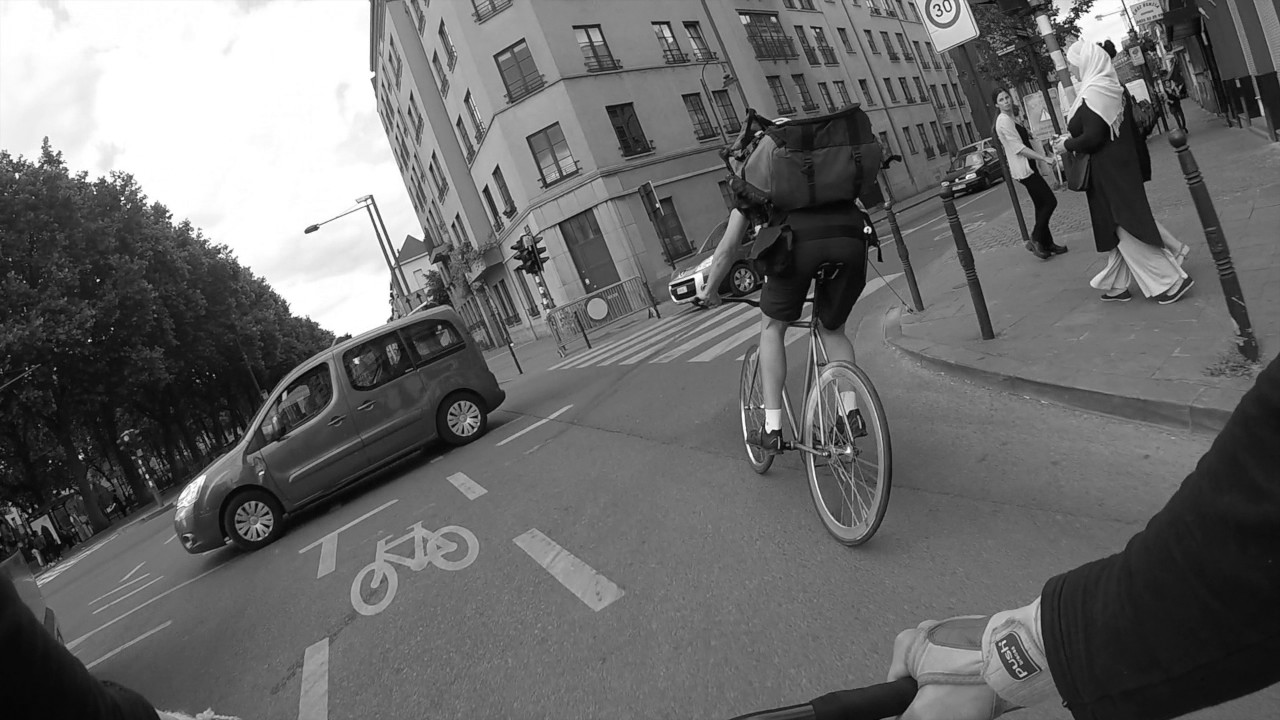 One delivery with Soleil noir (Brakeless Fixedgear)