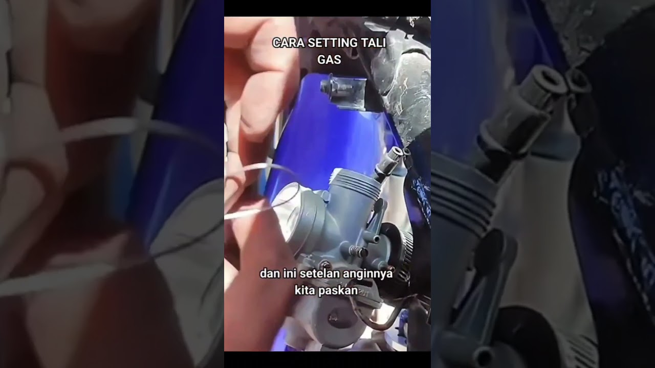 HOW TO SET THE GAS ROPE ACCORDING TO THE CARBURETOR NEEDLE #automotive
