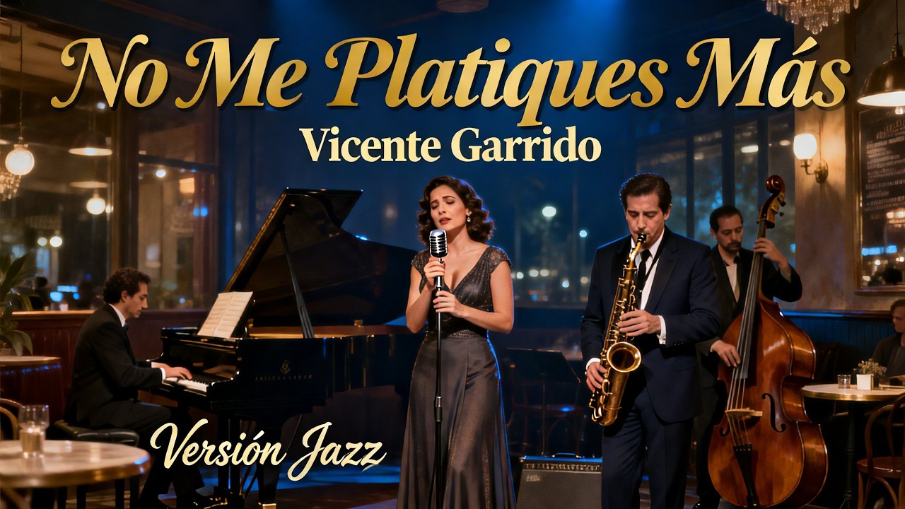 No Me Platiques Más – Vicente Garrido | Cover Bolero Jazz | Jazz Latino y Música Romántica