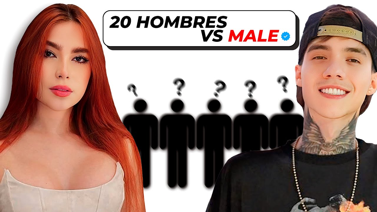 20 HOMBRES VS 1 MUJER // MALE GONZALES
