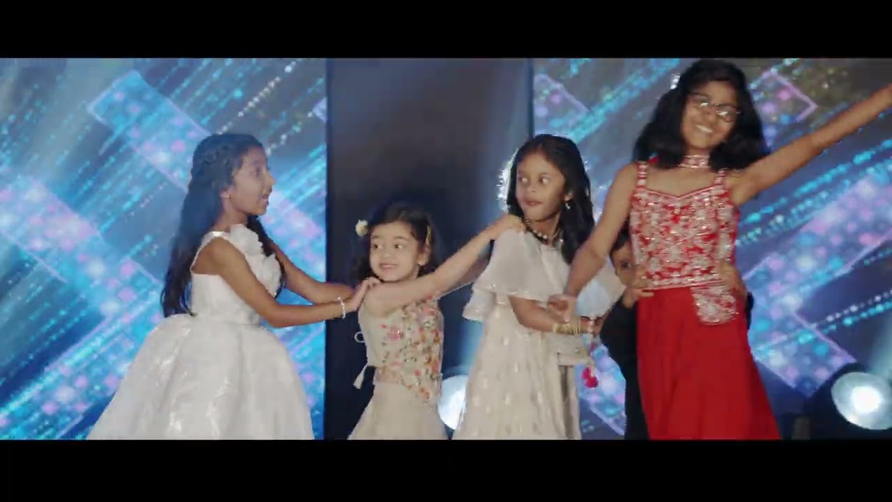 Cute Kids Group Sangeet Dance | Aashiyan – Shaky – Golden | Pranjali & Varun Wedding