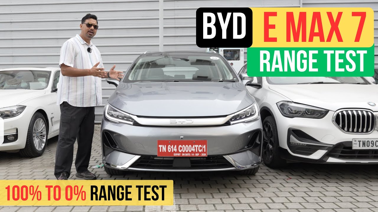 BYD eMax 7 Range Test - इनोवा की जगह ले सकतें है इसको?