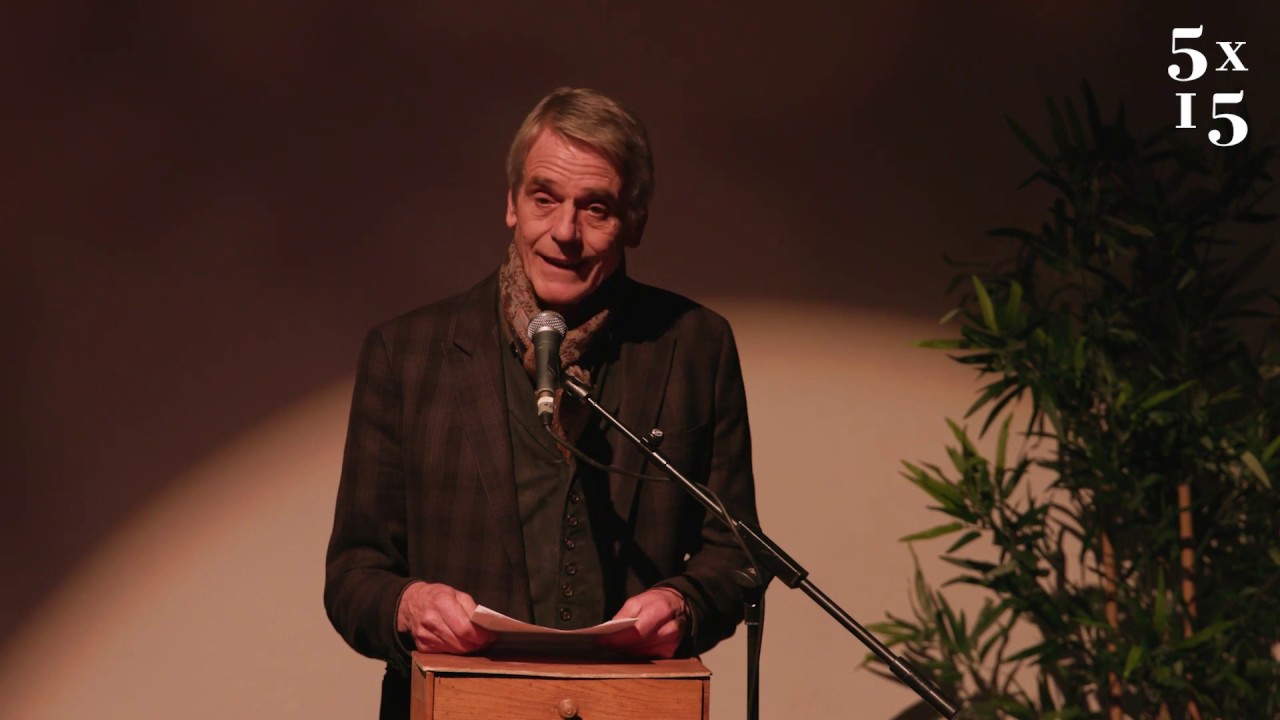 Jeremy Irons: How I approach reading poetry | 5x15