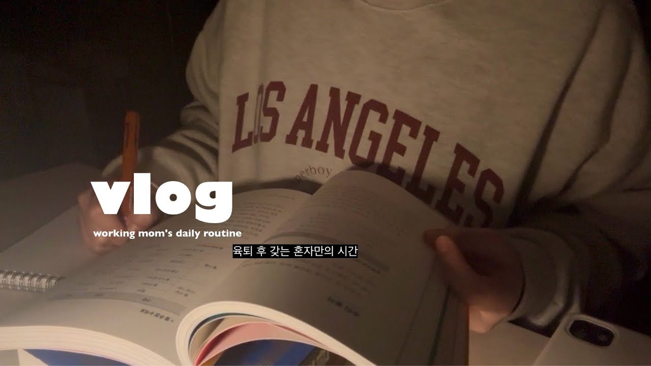 매일 공부하는 직장인 워킹맘의 브이로그🔥 | 육퇴 후 시작되는 혼자만의 시간 | 순간이 모이면 더 나은 내가 되어✨🫧 | 책추천, 경제공부팁🙌🏻
