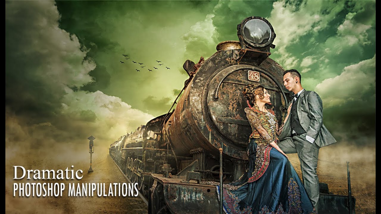 Dramatic Photo Manipulation Effect, - Photoshop CS6 SPEEDART