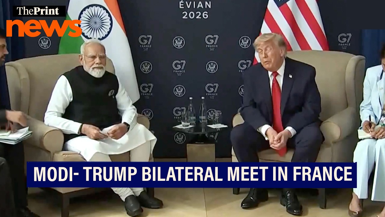 PM Modi holds bilateral talks with US President Trump on the sidelines of G7 Summit 2026 in France
