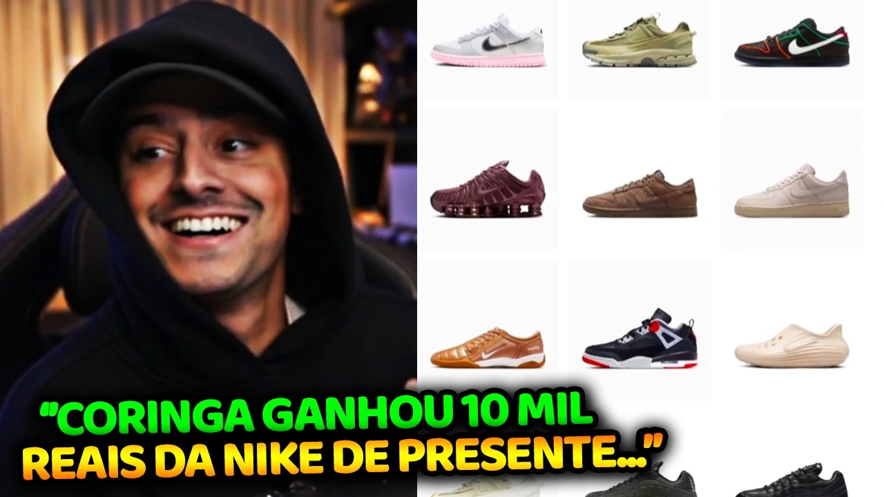 CORINGA E TAINÁ FIZERAM A LIMPA NA NIKE 😱 + UBOXING DE TÊNIS RARO INSANO!!