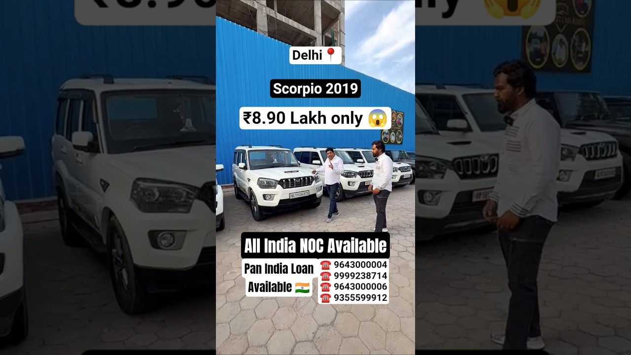 Cheapest Mahindra Scorpio For Sale At High Street Cars in Delhi #shorts