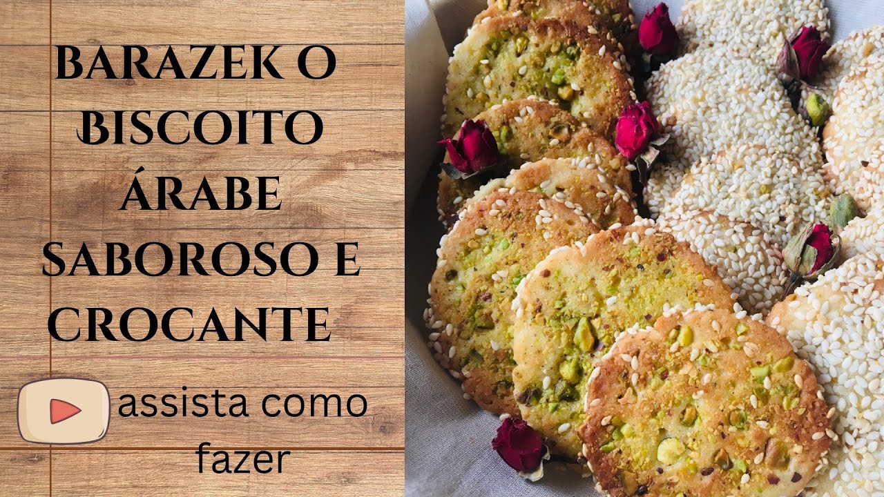 Barazek o cookie árabe que vai deixar todo mundo com água na boca #receitaarabe