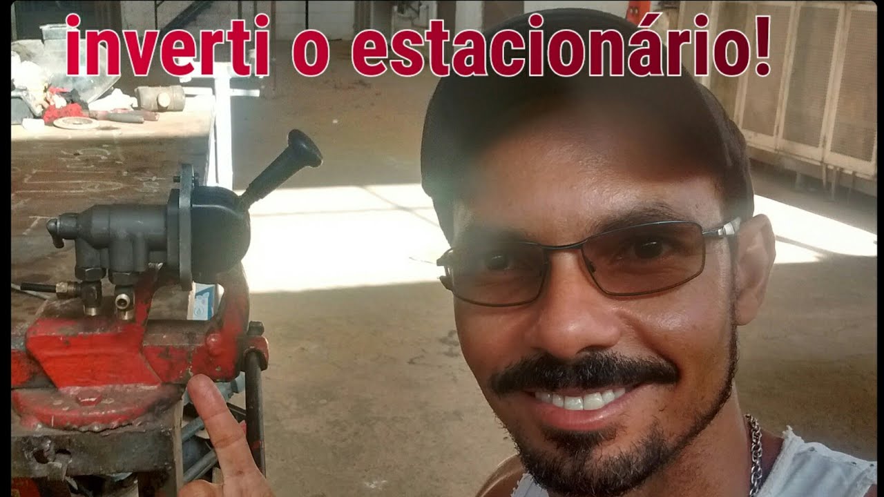 Inverti a posição de travamento do estacionário!