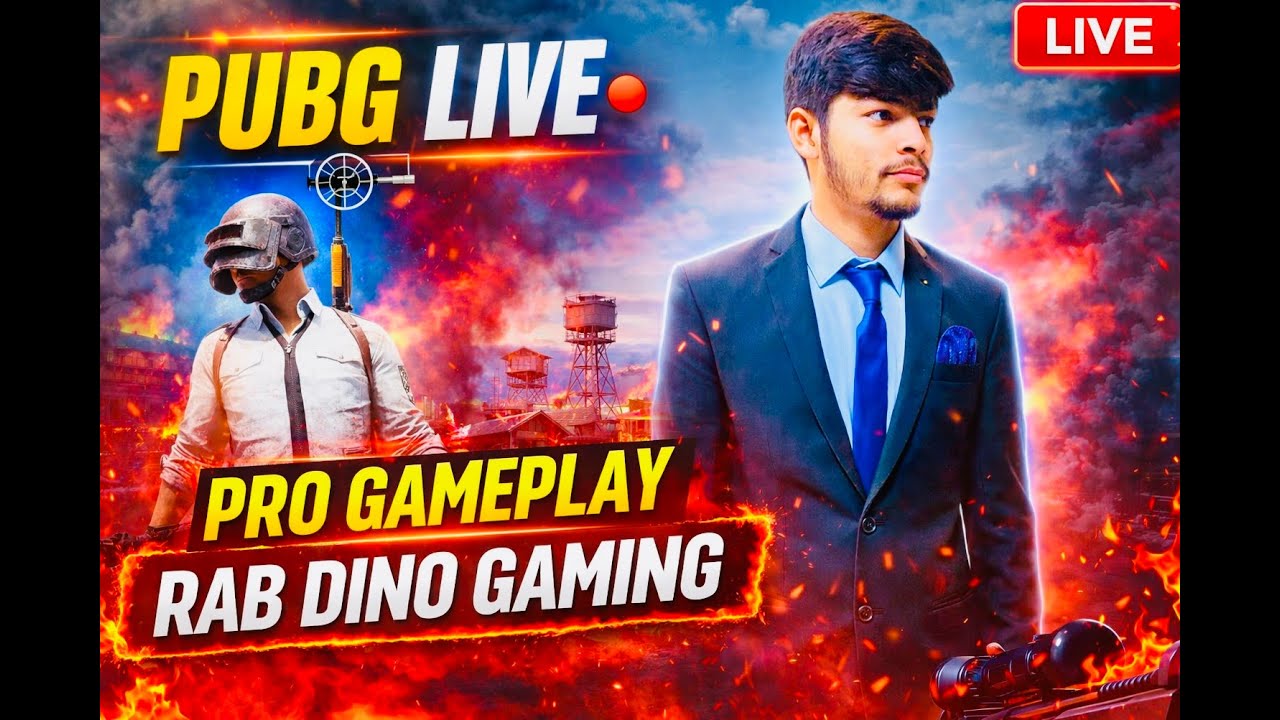 PUBG live stream Rabdino 👈🏻🥀💫🍃⚡️