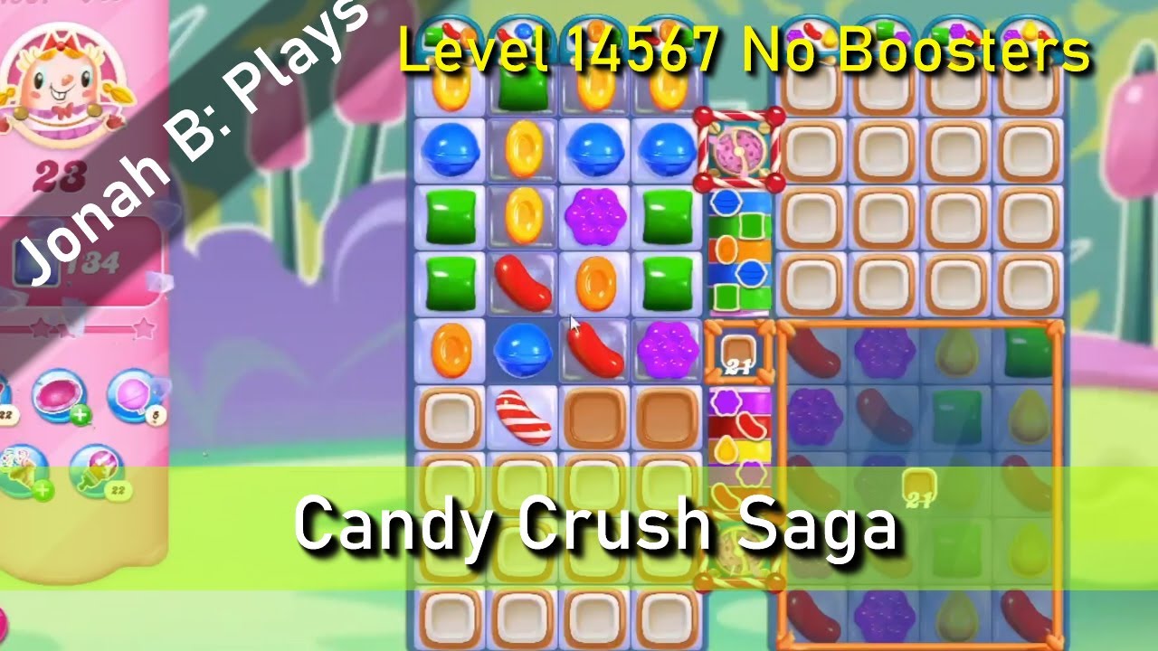 Candy Crush Saga Level 14567 No Boosters