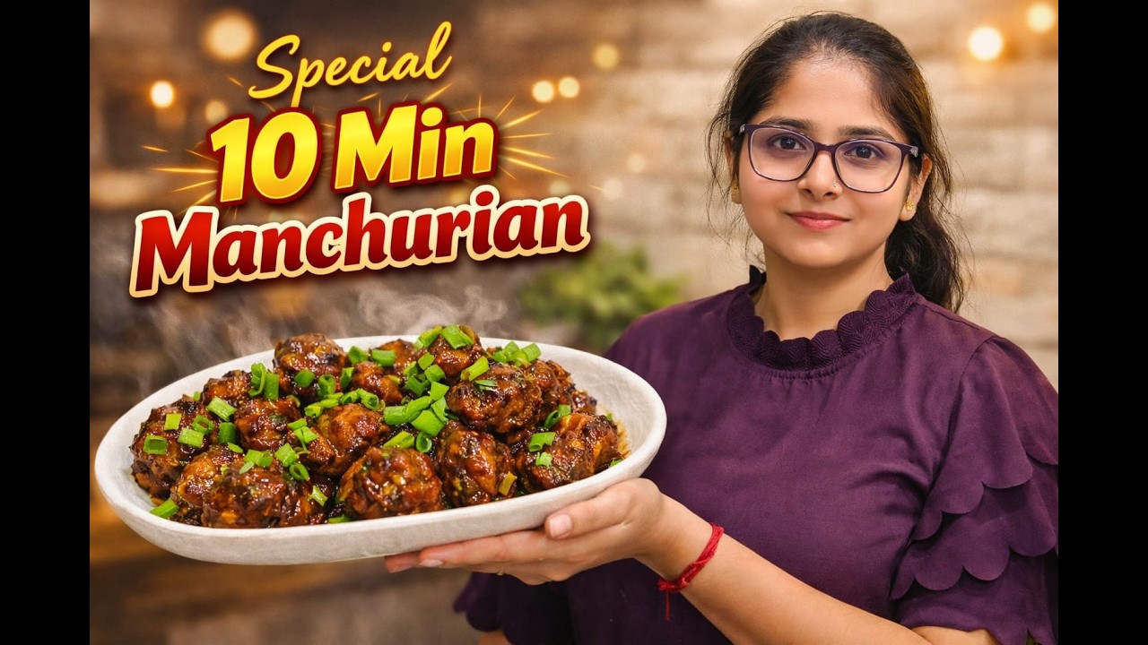 एकदा खाल तर पुन्हा पुन्हा बनवाल😍Veg Manchurian Recipeफटाफट मंचुरियन रेसिपी Crispy & Tasty Manchurian
