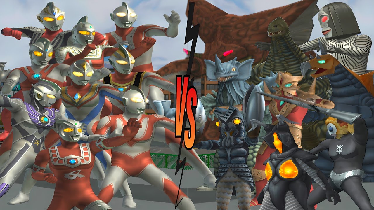 ウルトラマン ASTRA VS ZETTON, ULTRAMAN LEGEND VS MAGMA, JACK VS ALIEN BALTAN, DYNA VS ACE KILLER #ウルトラマン