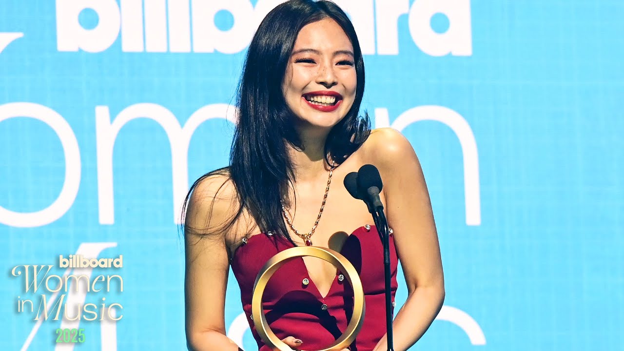JENNIE Accepts the Global Force Award | Billboard Women In Music 2025