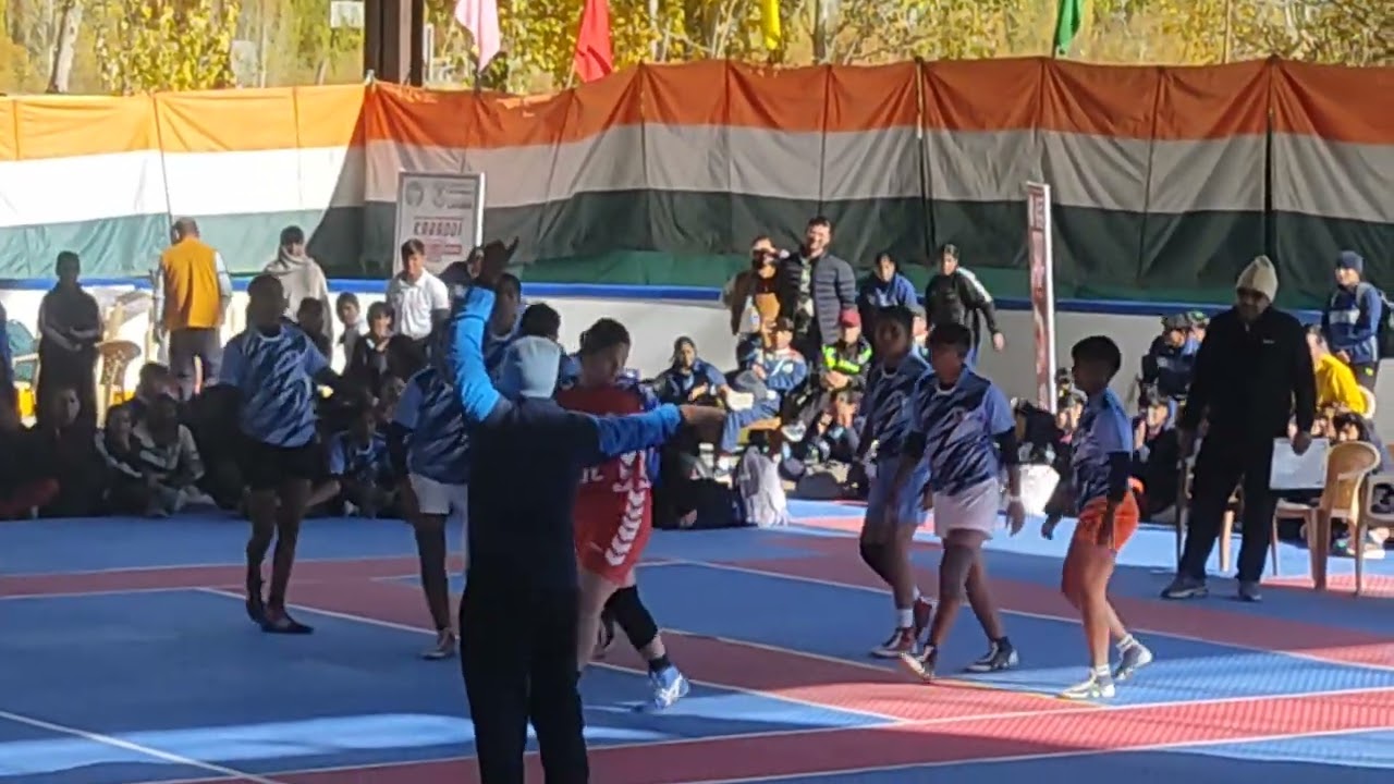 University of Ladakh 🆚 Agra University a short clip, NZAIWKC-2025 day 2nd, #ladakhkargil #game