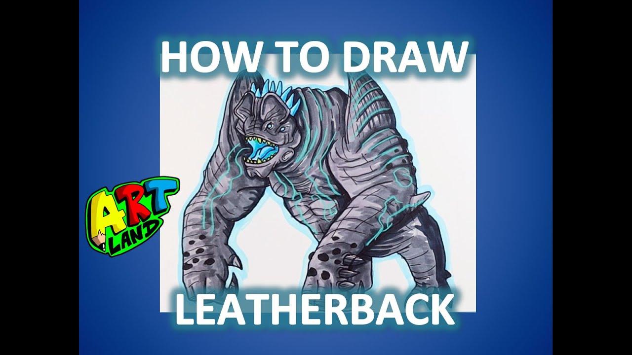 How to Draw LEATHERBACK!!!