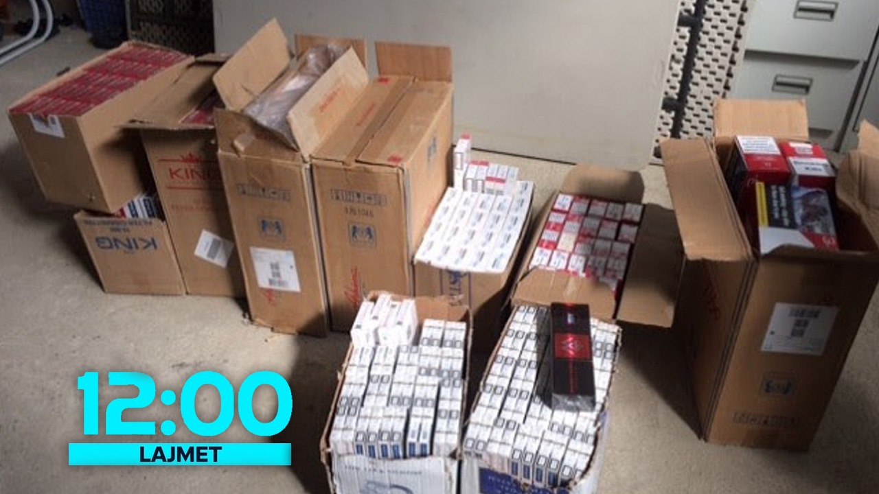 Arratisen kontrabandistët - Cigaret në vlerë 85 mijë euro i konfiskon policia