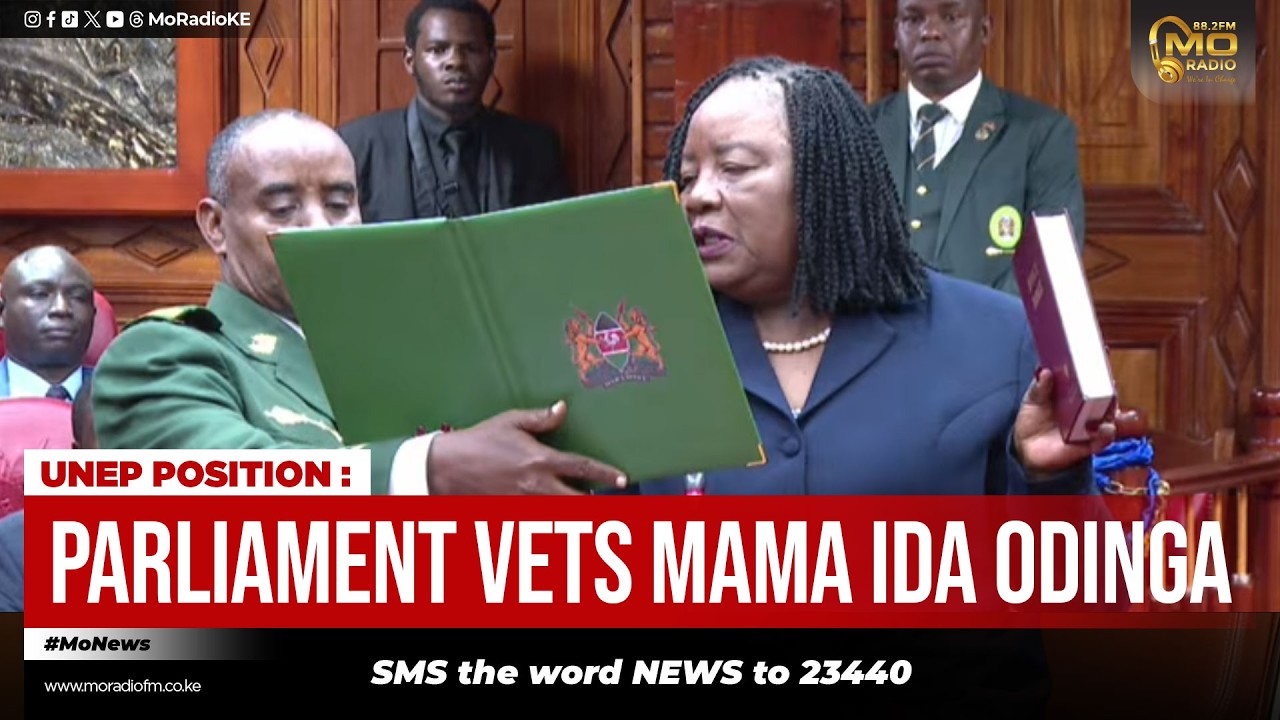 MAMA Ida Odinga vetted for UNEP Ambassadorial Position #weareincharge