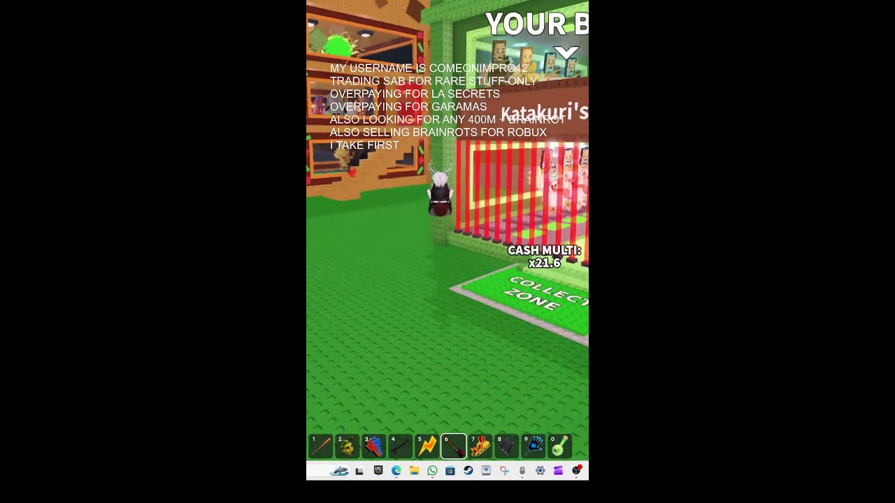 Steal a brainrot trading and pvp