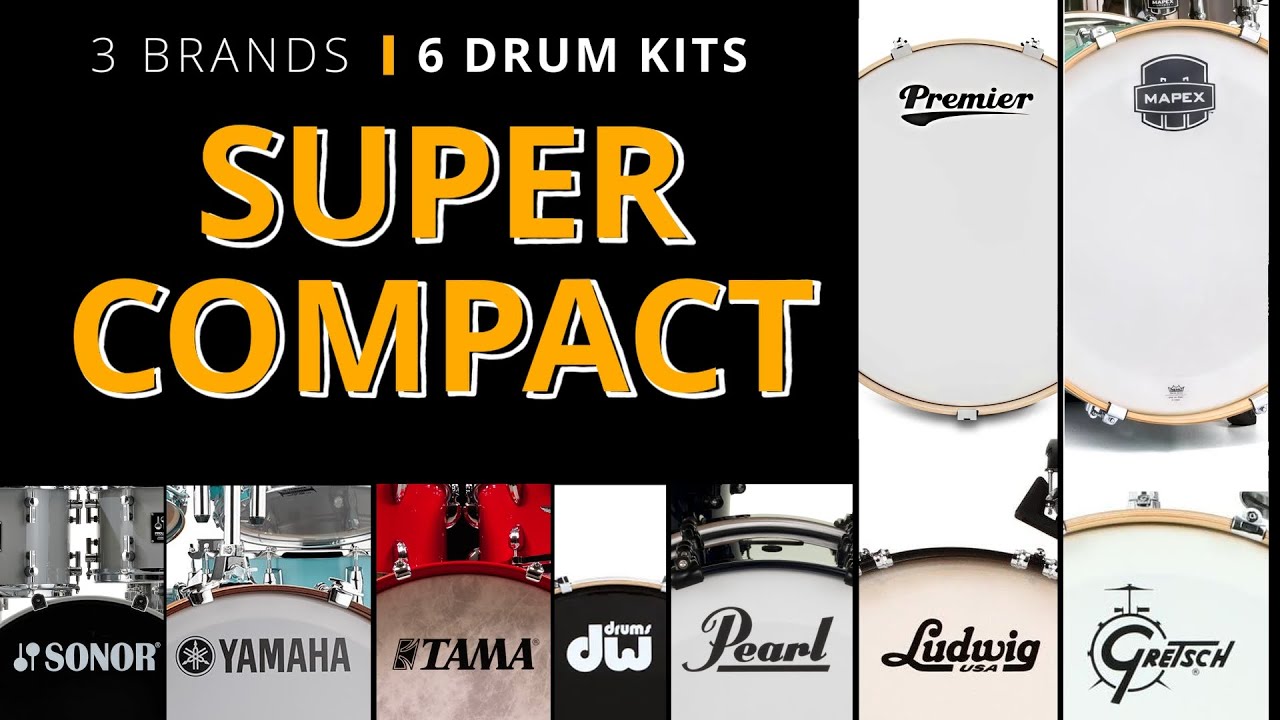 DRUMS LINEUP EXPLAINED - SUPER COMPACT: 3 Top Brands, 6 Models Compared!