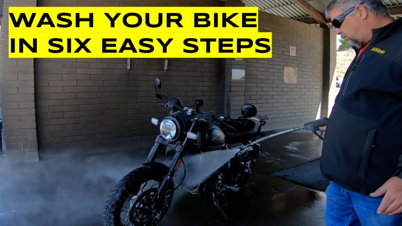 How To Wash Any Motorcycle In 6 Easy Steps