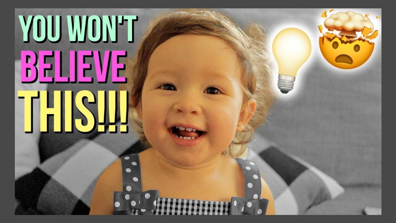 IT'S OFFICIAL.. OUR 1 YEAR OLD IS A BABY GENIUS!!!
