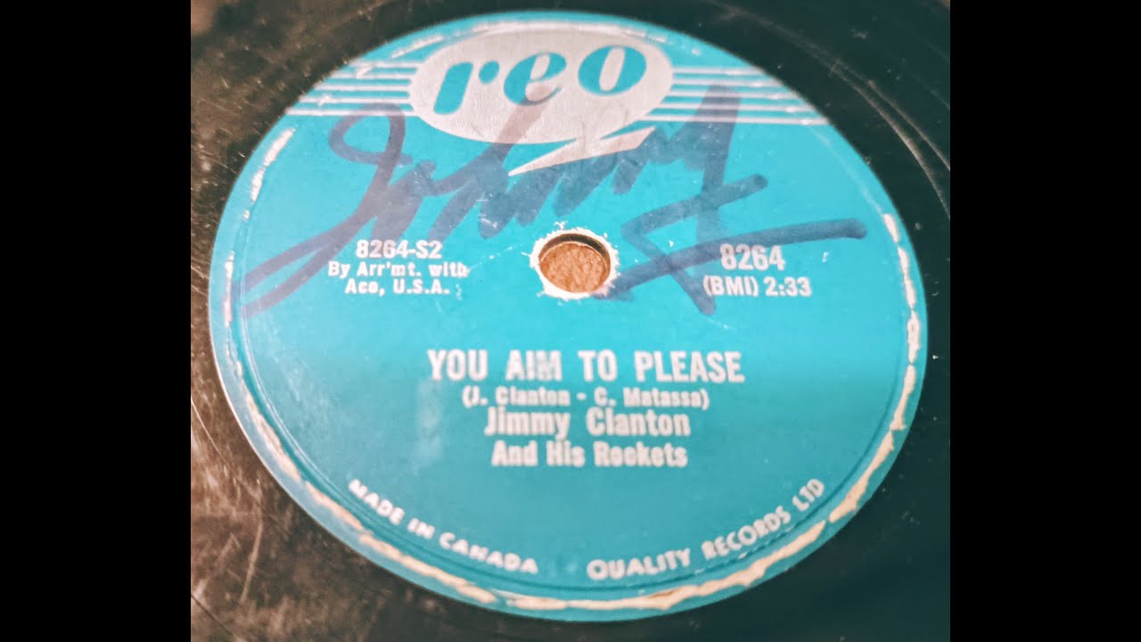 You Aim To Please - Jimmy Clanton And His Rockets - 78rpm