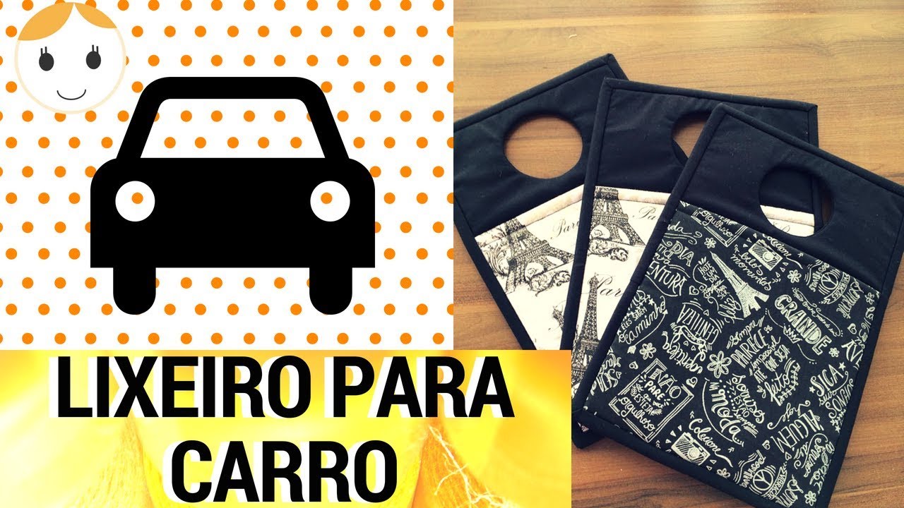 LIXEIRO PARA CARRO RÁPIDO E FÁCIL, COM REDONDO PERFEITO DRICA TV