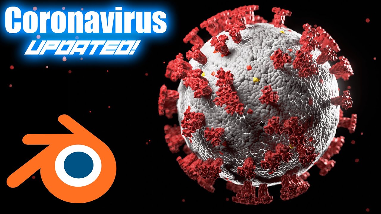 Coronavirus in Blender 3D Tutorial UPDATED