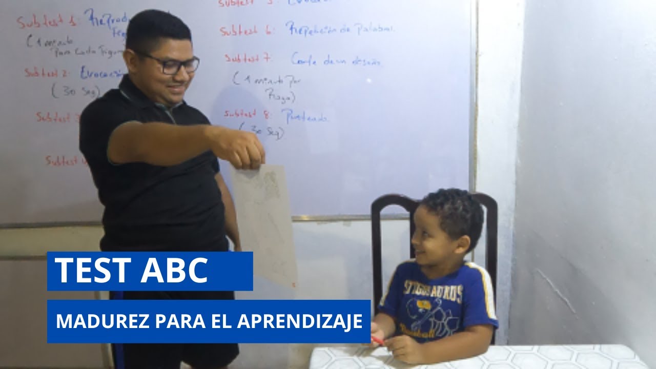Aplicación del Test ABC | Psicopedagogía.