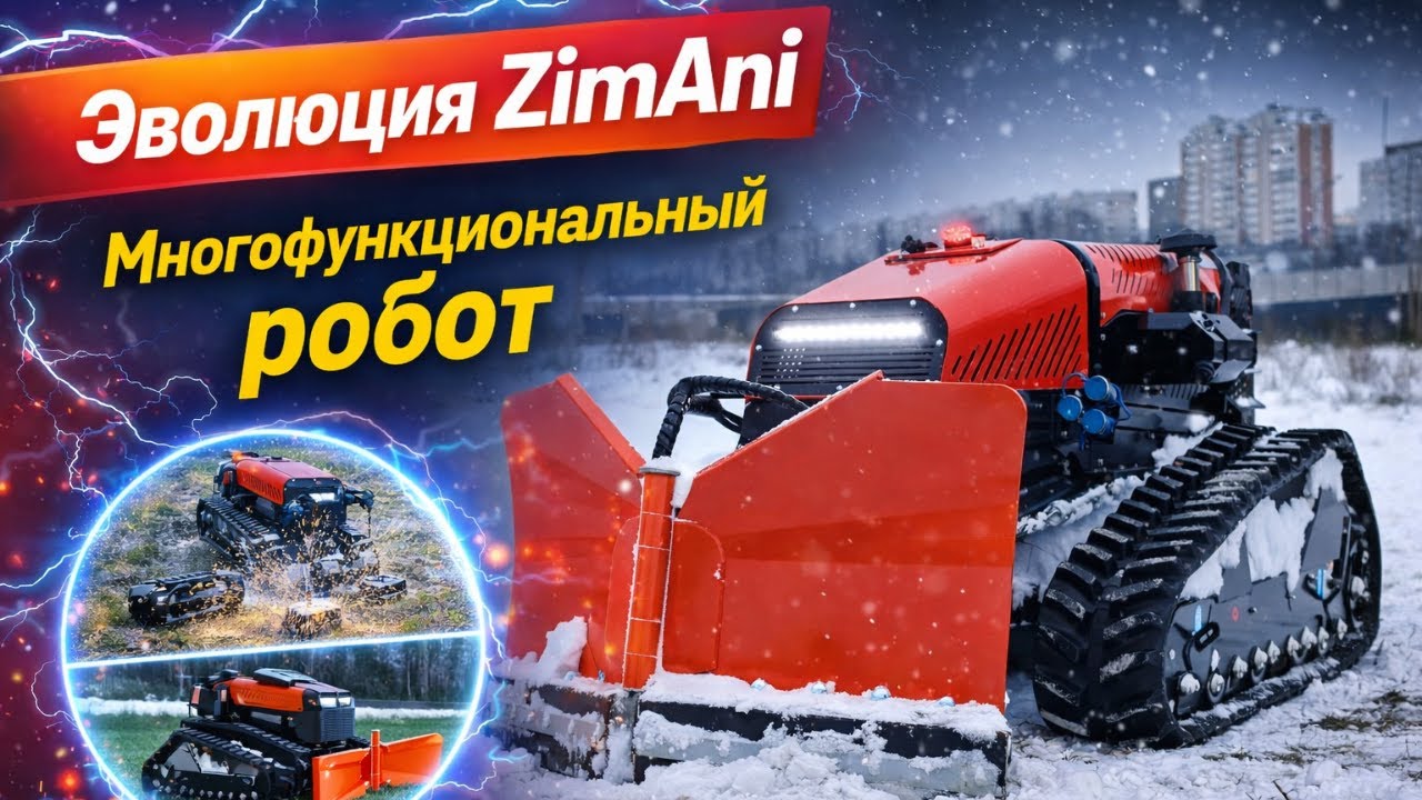 Такого ТЫ НЕ ВИДЕЛ! ЭВОЛЮЦИЯ ZimAni - робот на радиоуправлении