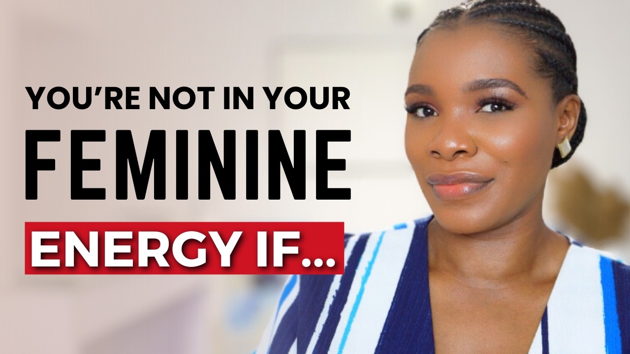 5 SUBTLE Signs You're Not In Your Feminine Energy || How To STOP Being Masculine As A Woman