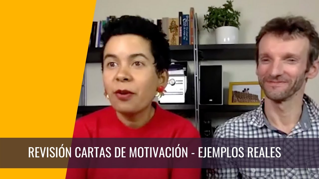 Revisión cartas de motivación - ejemplos reales