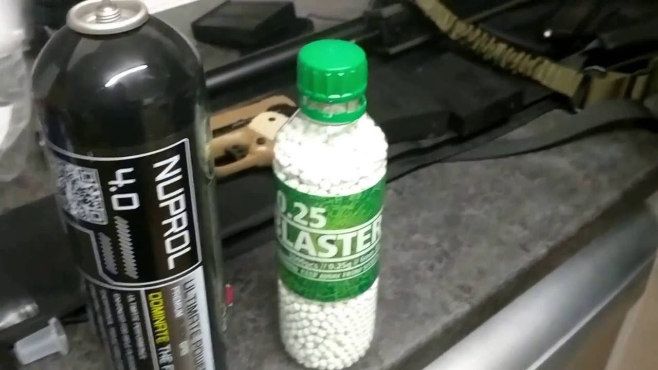 Nuprol Black Gas in WE M9 Pistol - Chins High Airsoft