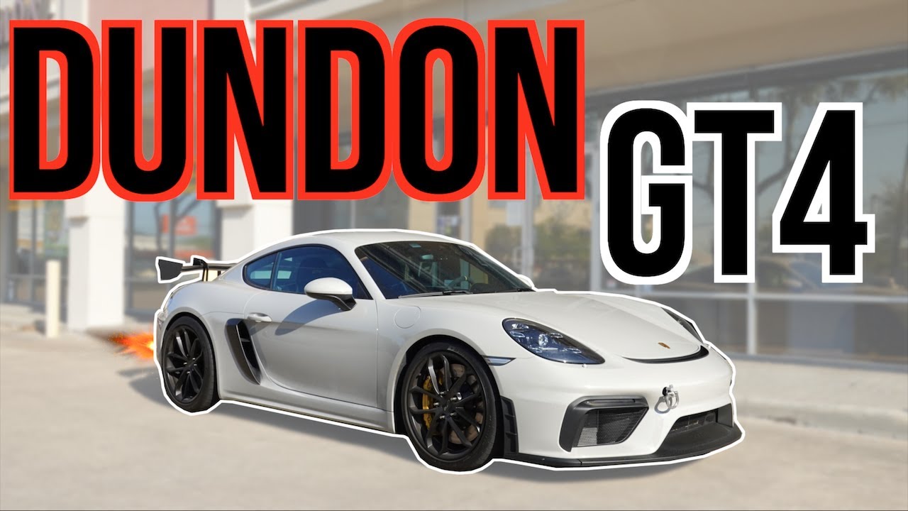 Porsche GT4:  Dundon Megaphone Cracked Pretzel Exhaust (Unbox, Install, Cold Start)