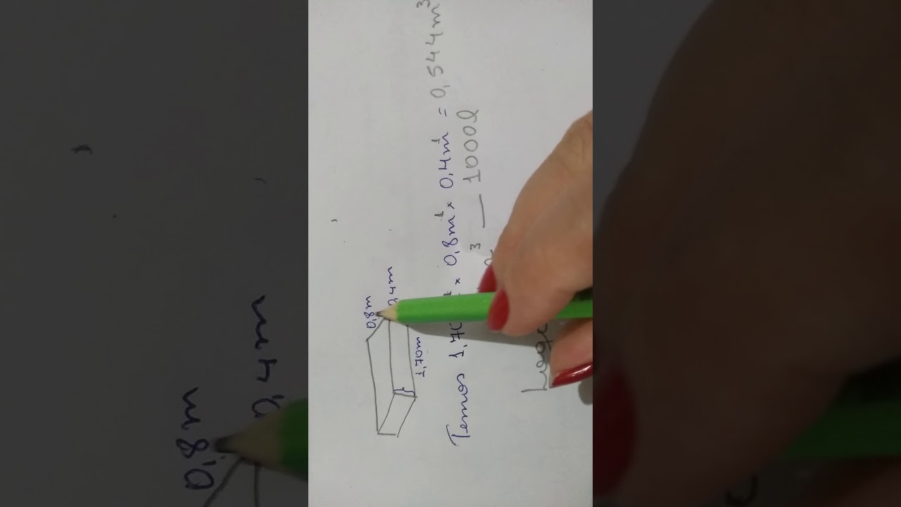 Volume convertendo metros c&uacute;bicos em litros